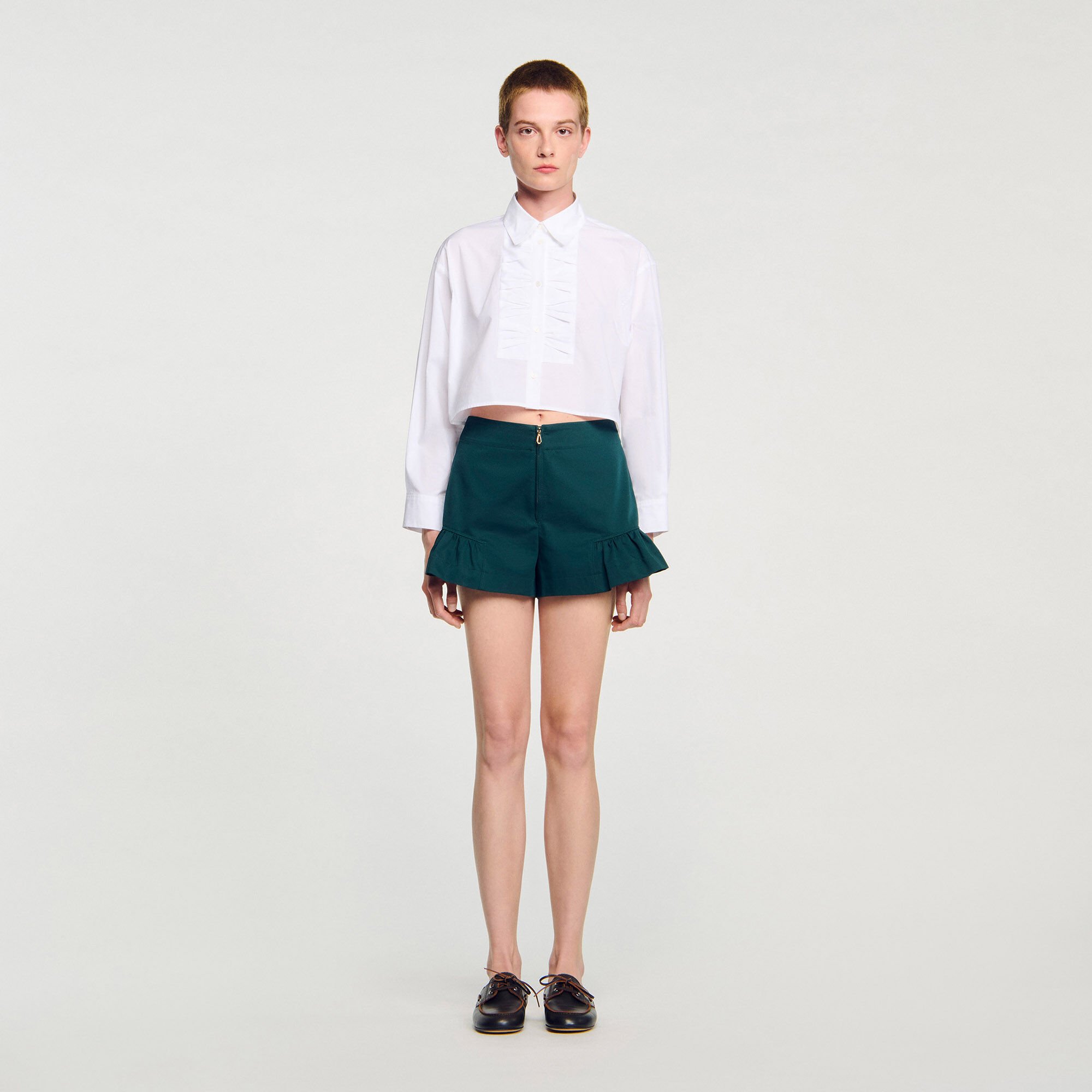 Short met volants