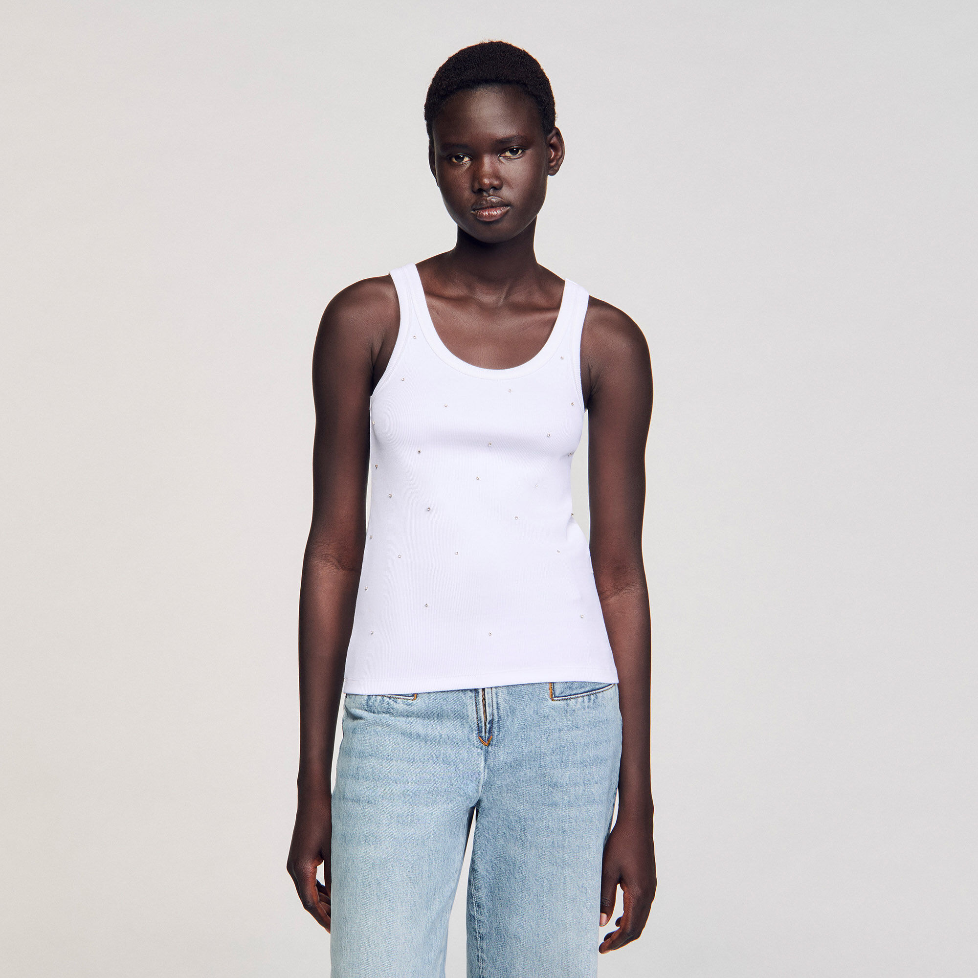 Tanktop met stras