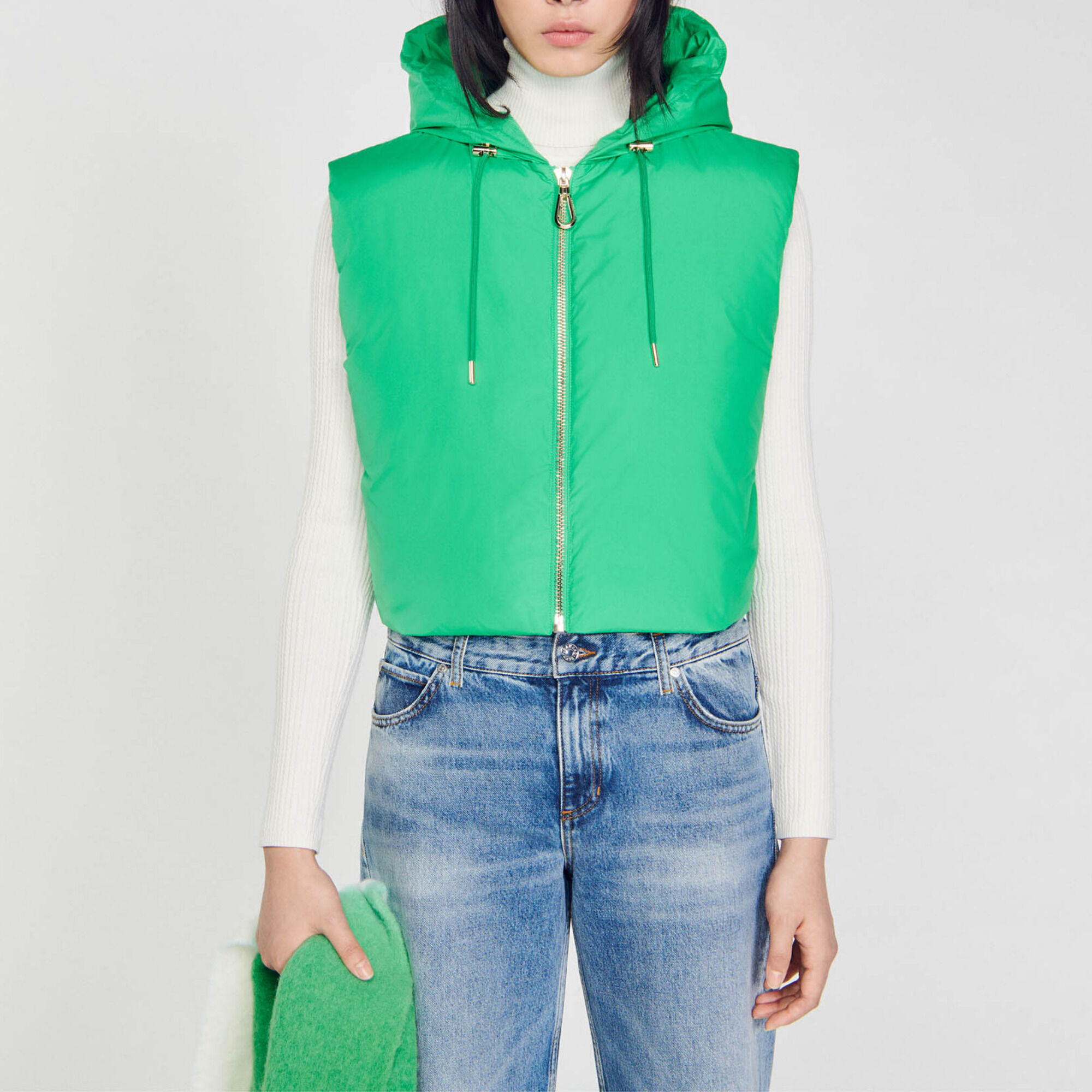 Donsjack zonder mouwen