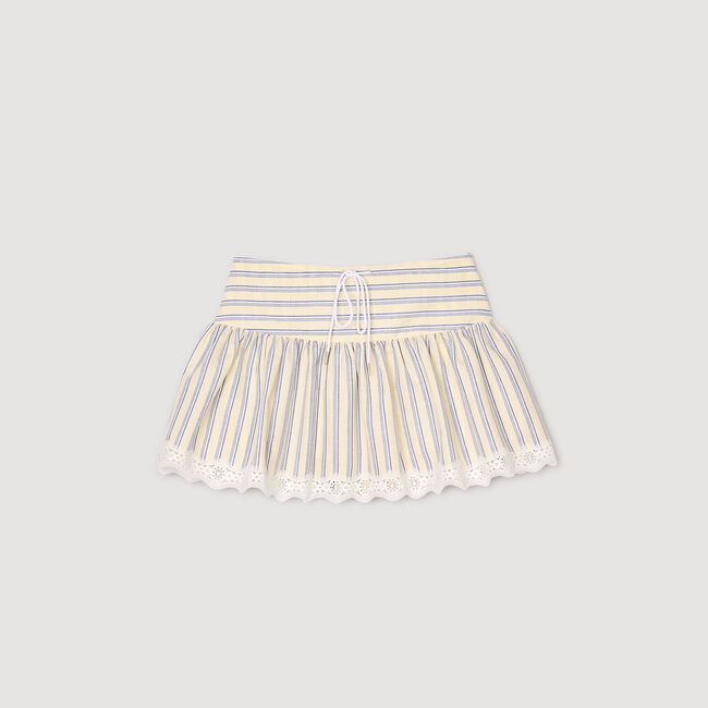 Skort gestreept