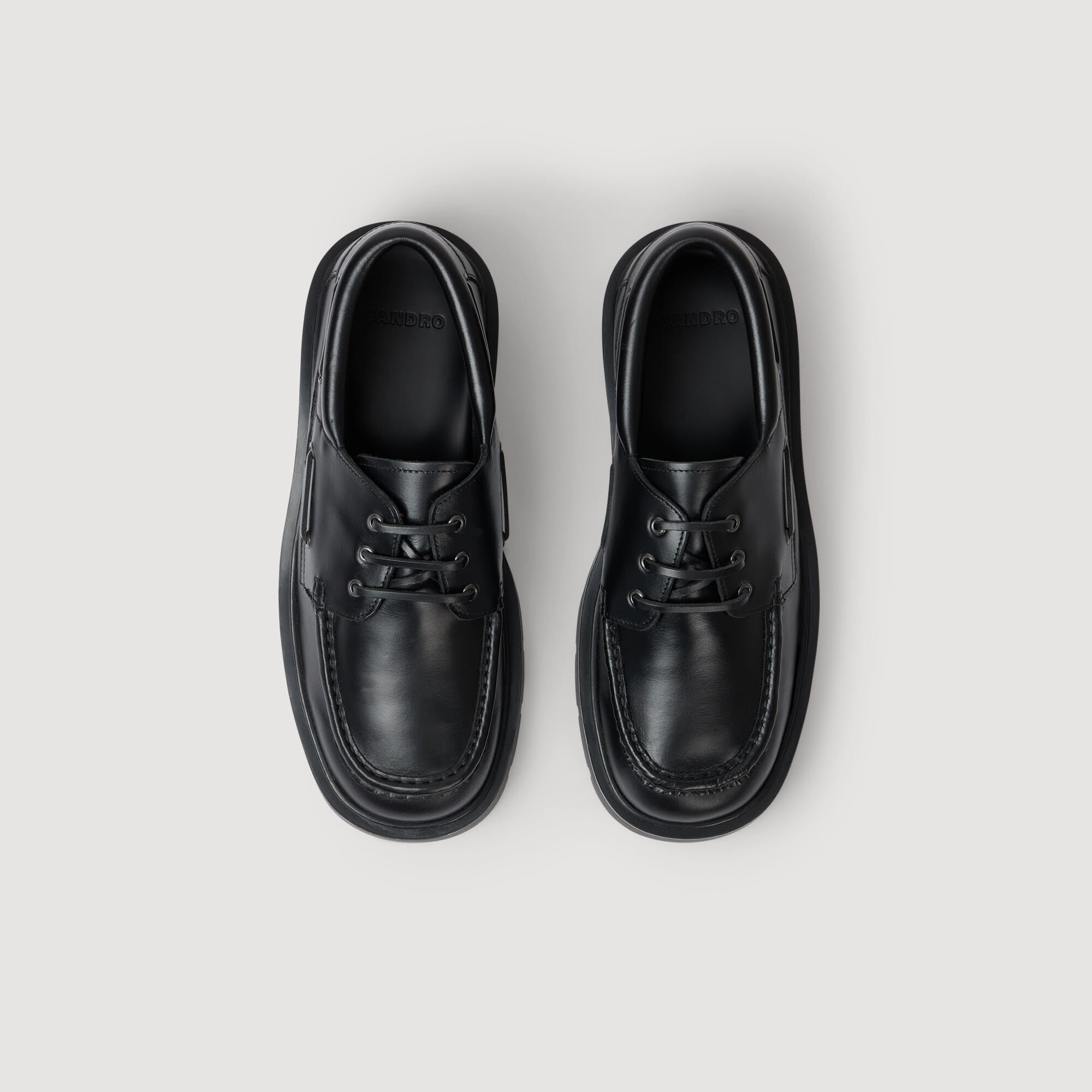 Bootschoenen leer