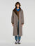 Oversized geruite jas - Vrouw | Sandro