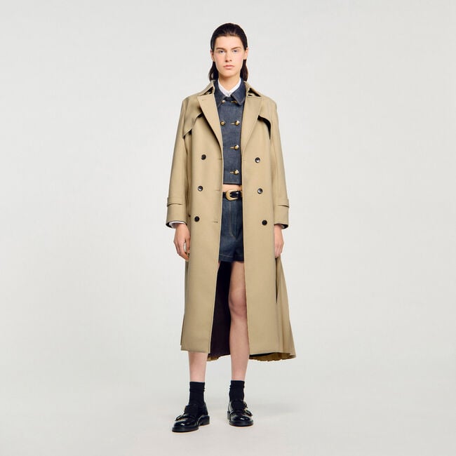 Trenchcoat met ceintuur
