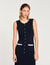 Lange jurk met gehaakte details