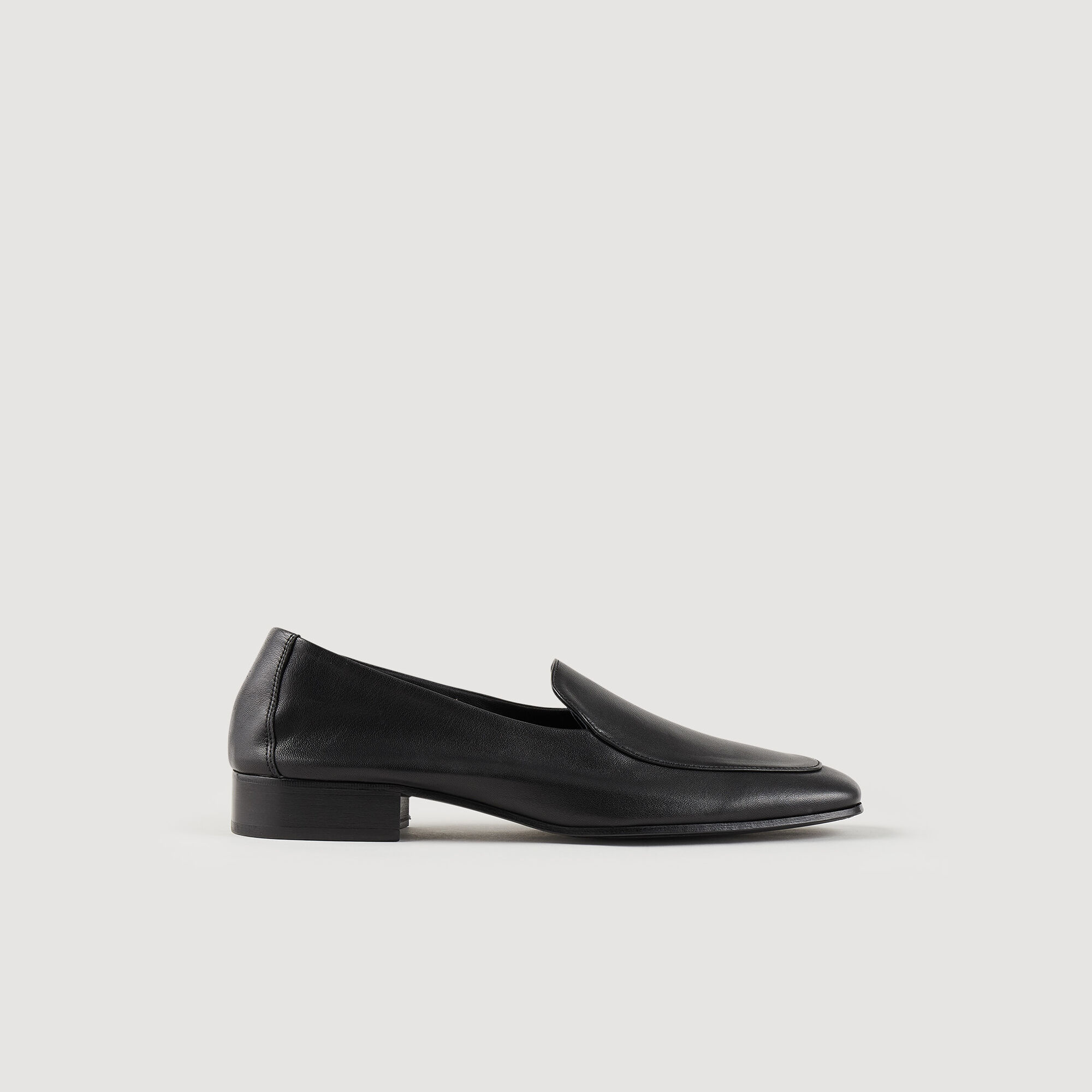 Leren mocassins