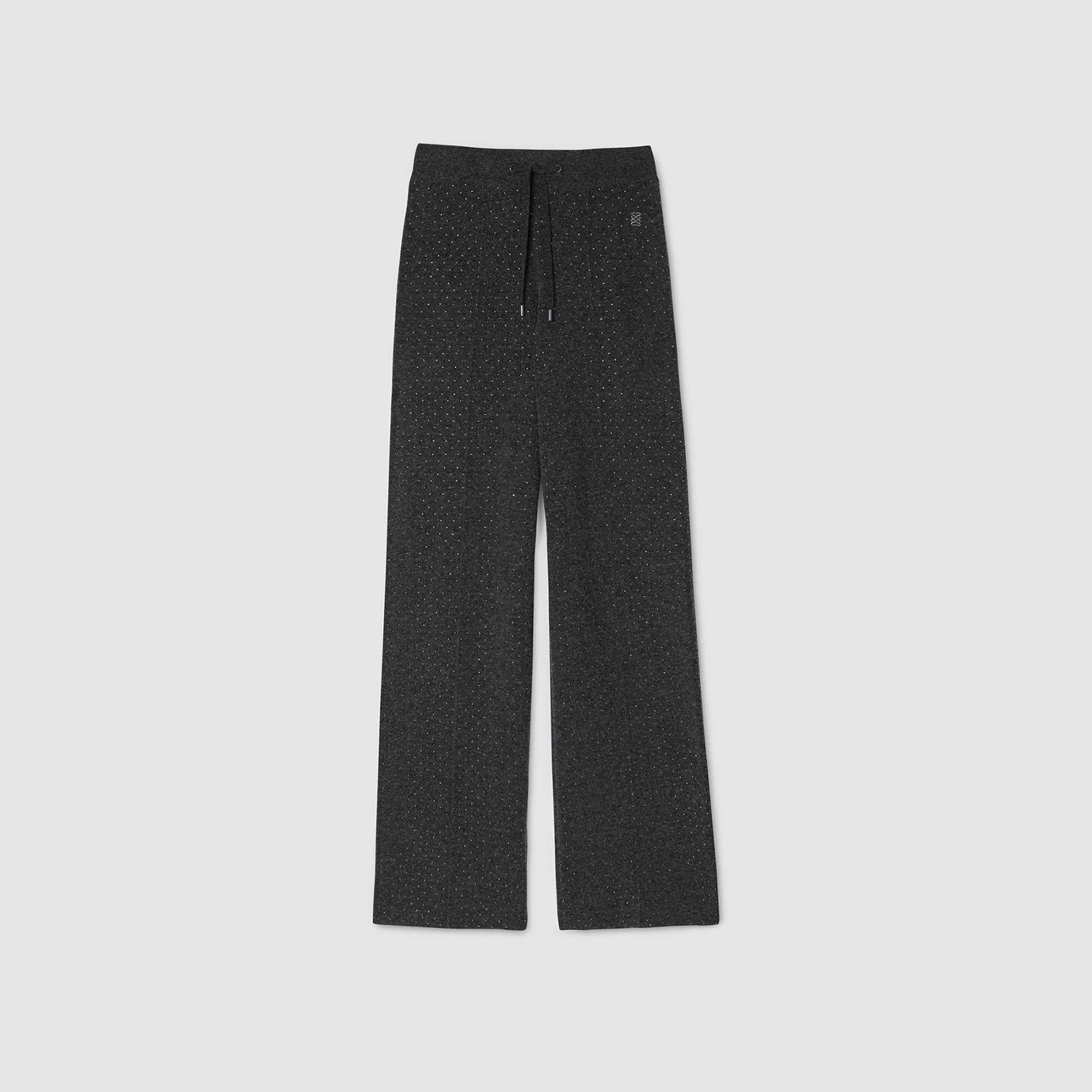 Tricot broek met stras