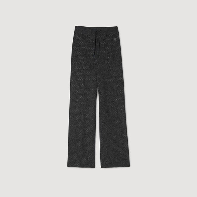 Tricot broek met stras