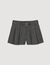 Geplooide short met ceintuur