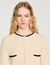 Vest van pointelle breisel Sandro Dames