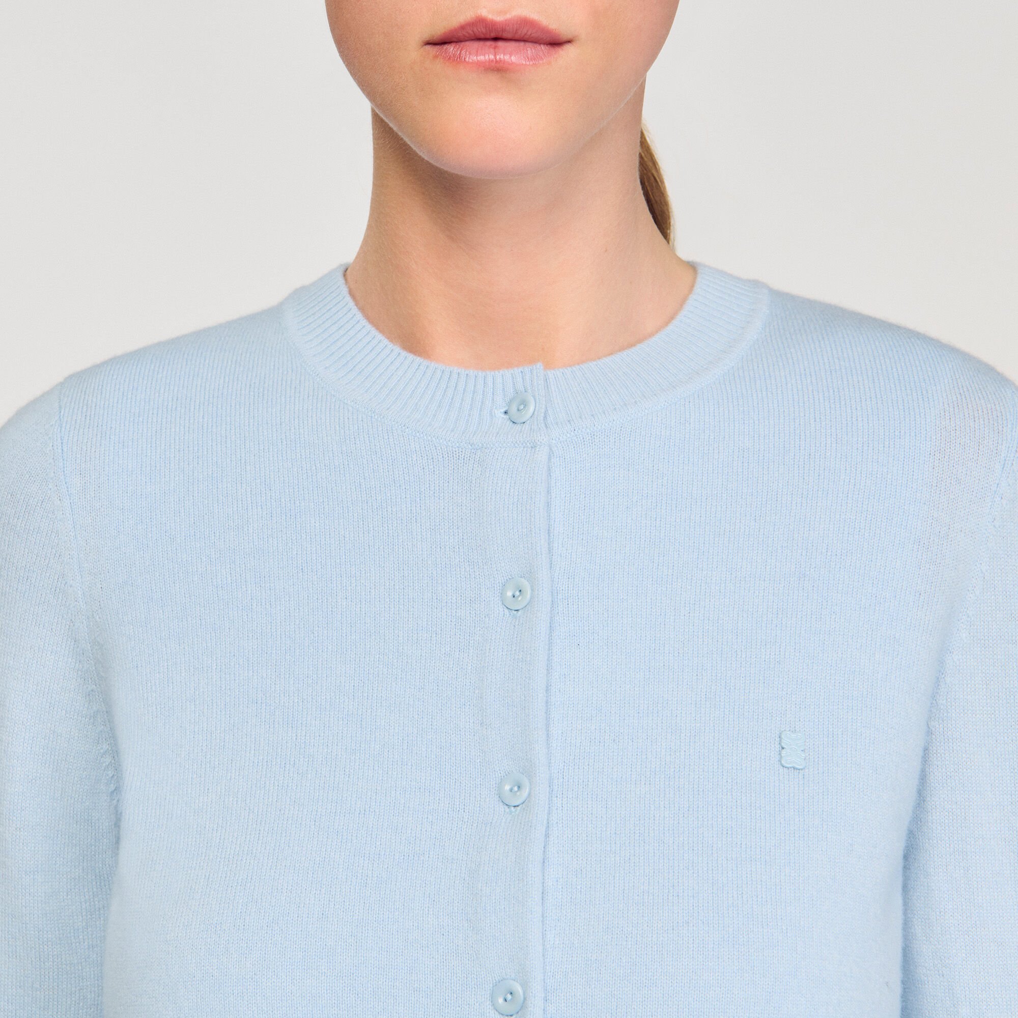 Cardigan vest met volants