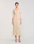 Lange jurk tricot met stras