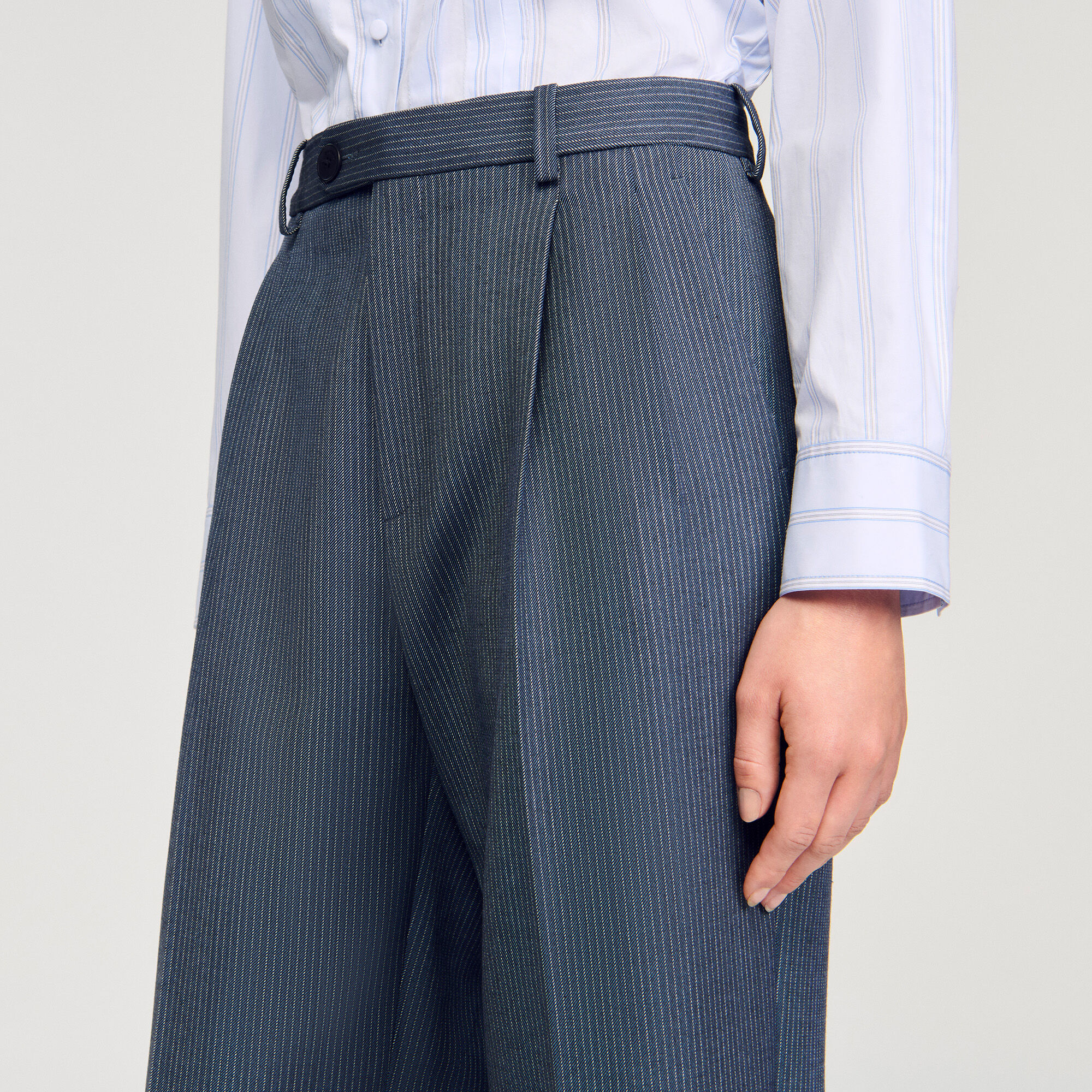 Gestreepte broek