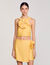 Korte top met volants