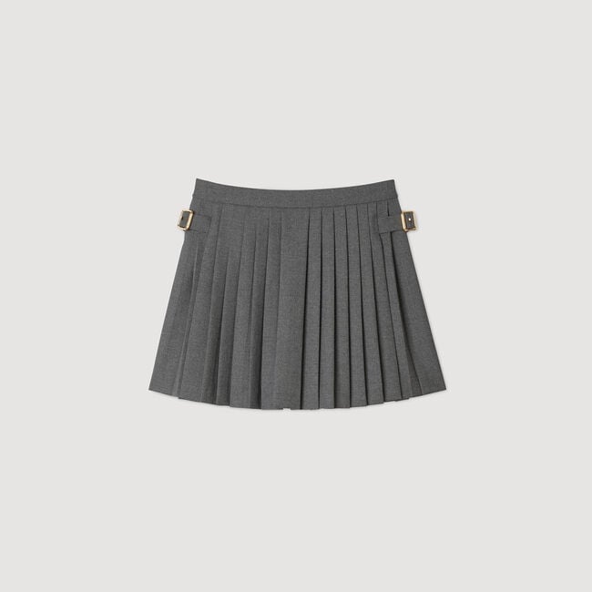 Skort met plooien