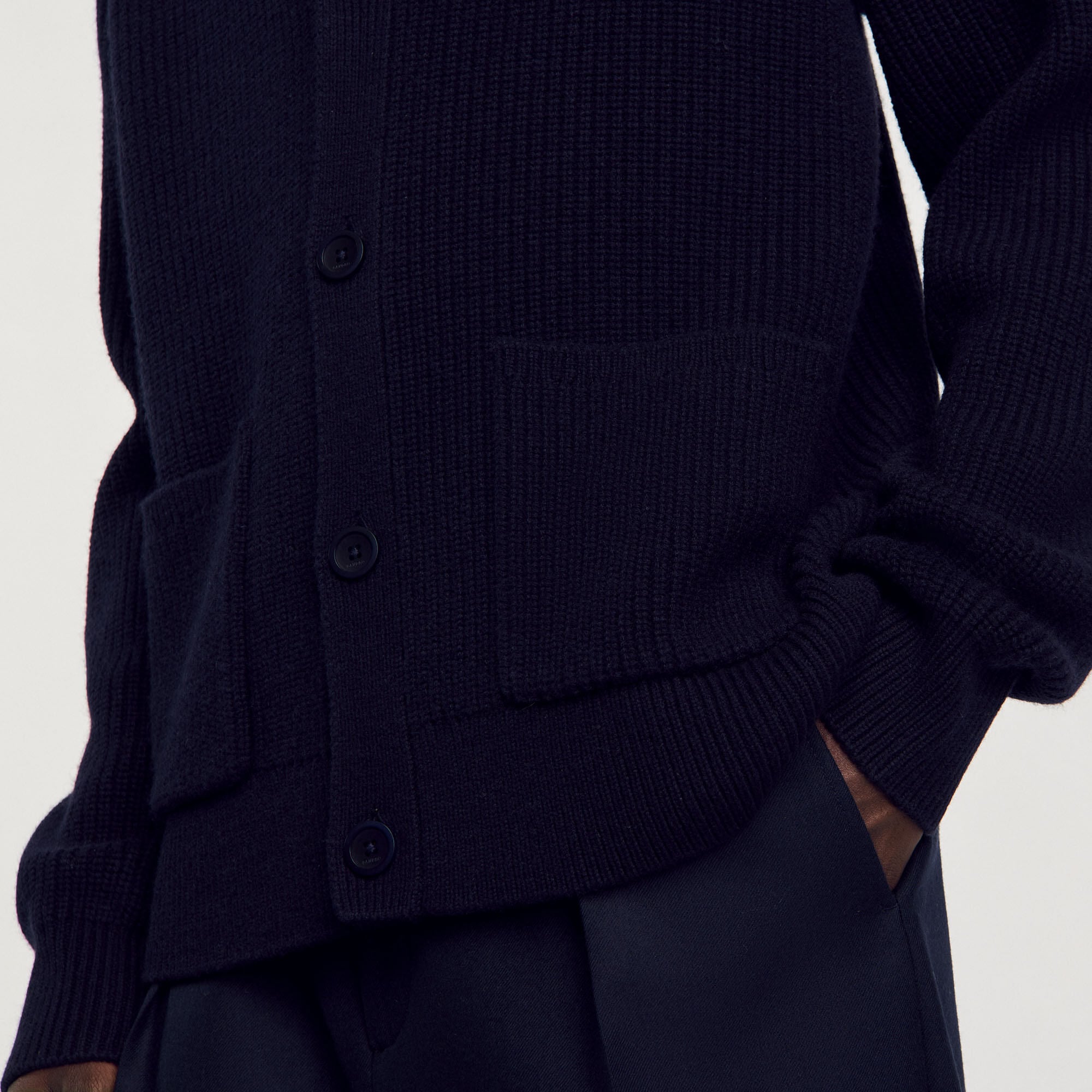 Cardigan vest ribgebreid - Man | Sandro