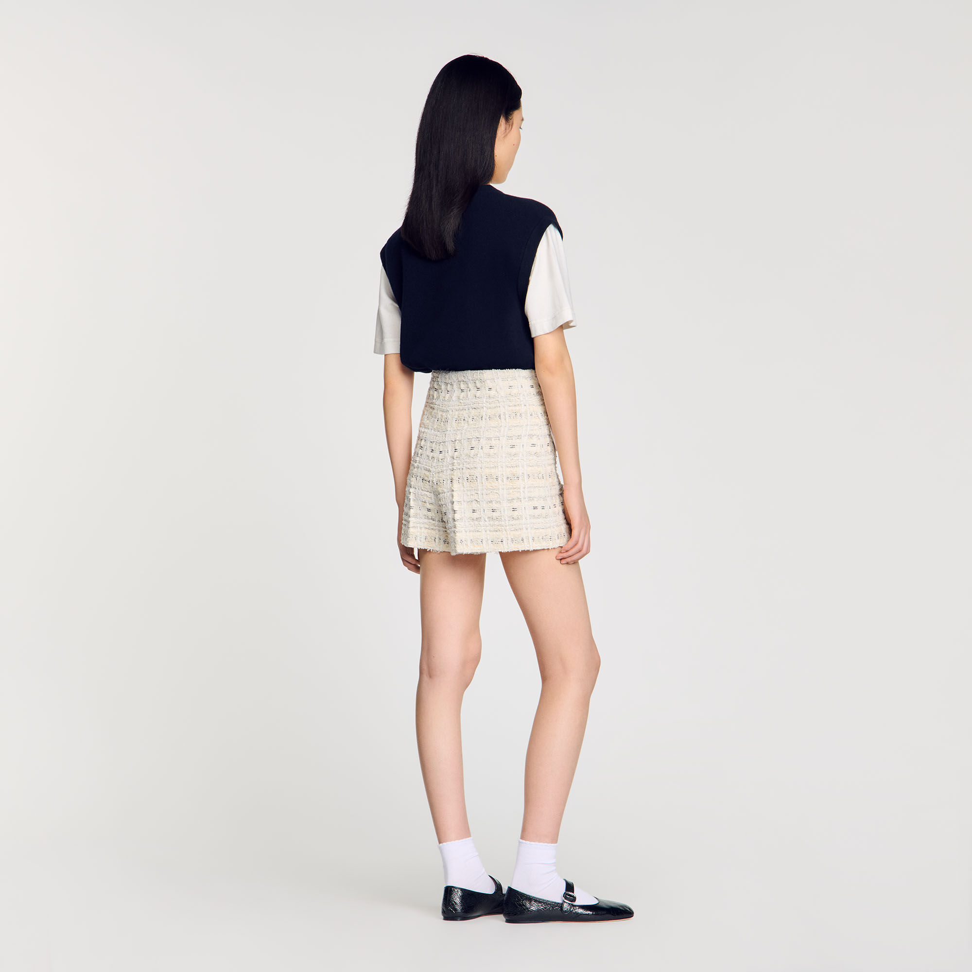 Short van prachtige tweed