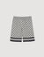 Bermuda short Square Cross print