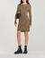 Jurk van ribtricot