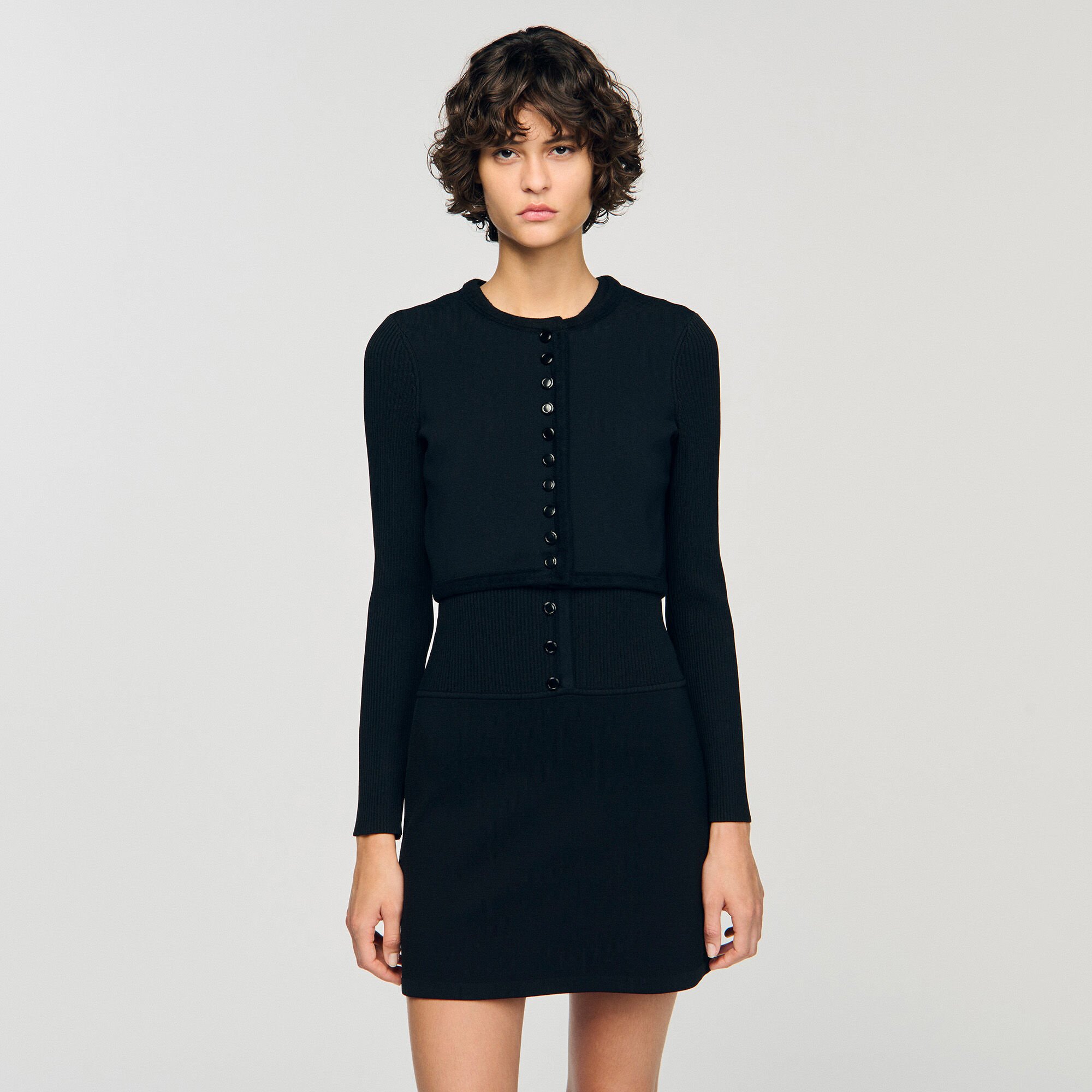 Cardigan vest kort