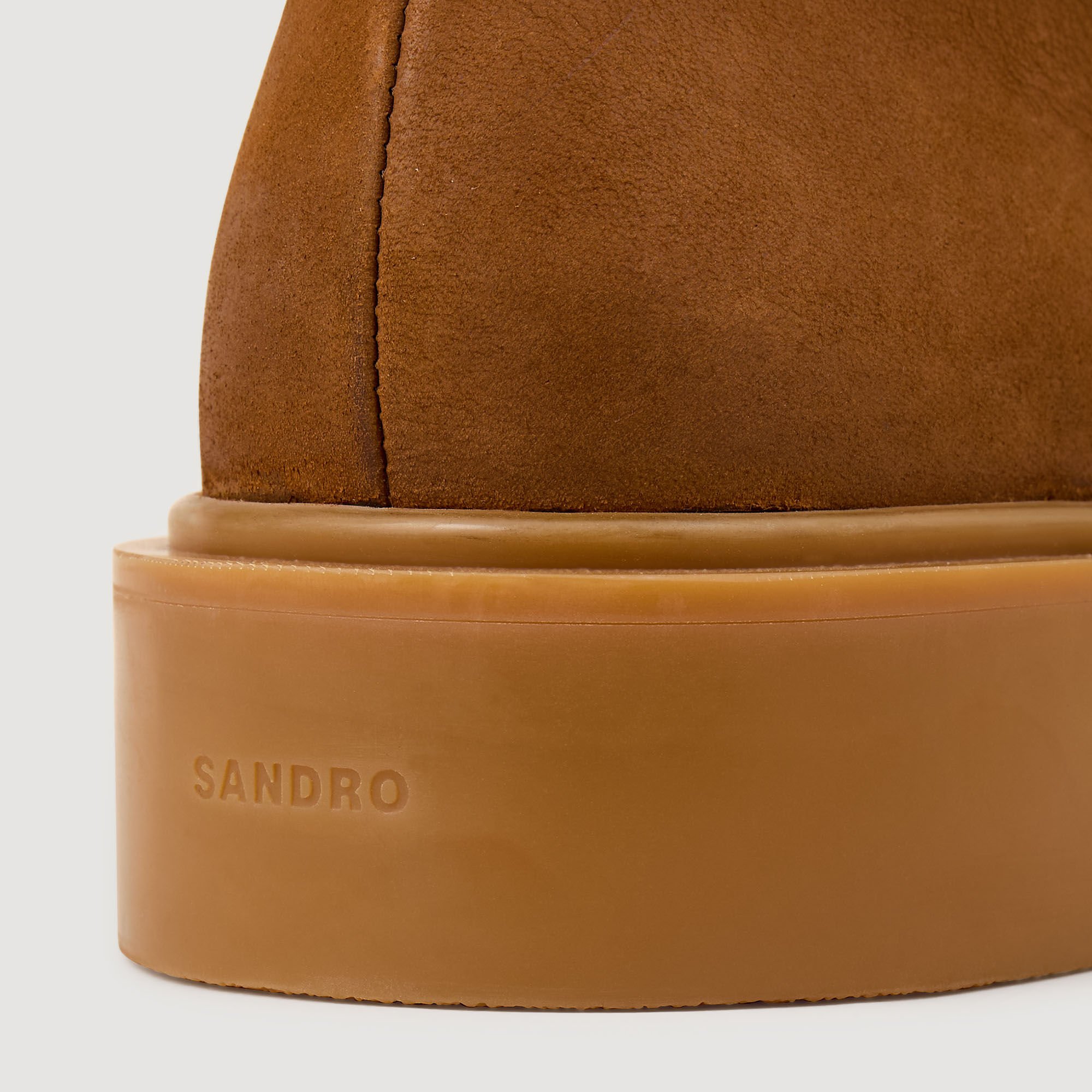 Enkellaarsjes nubuck en leer
