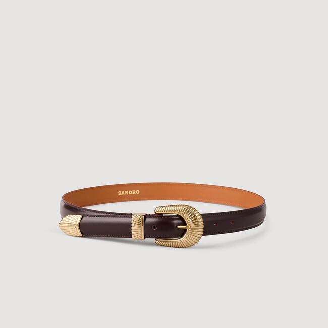 Leren riem