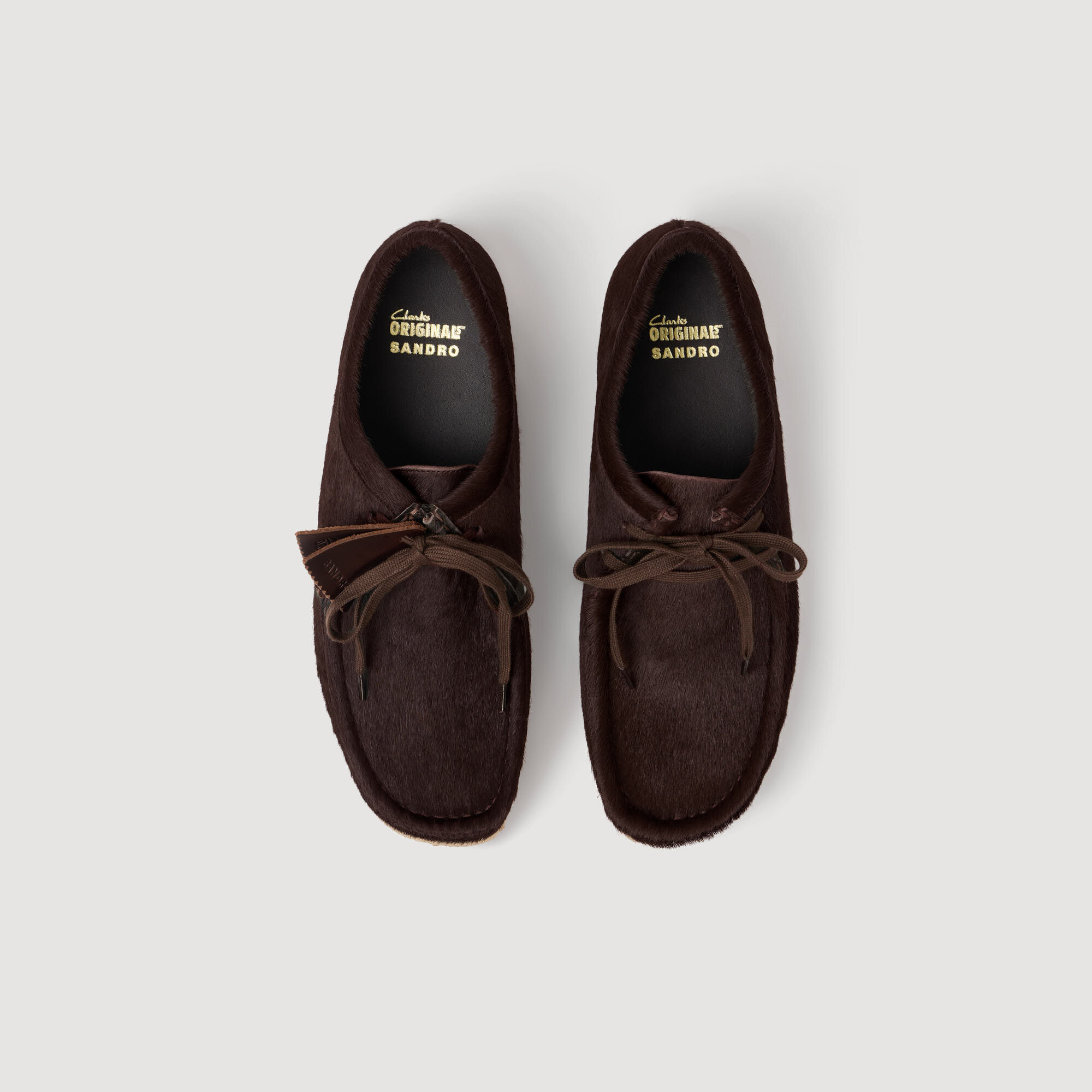 Derbies Wallabee™ ponyhair-effect