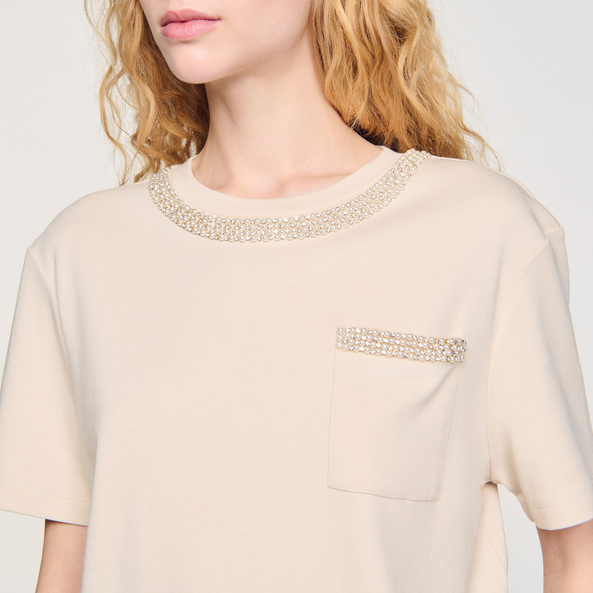 T-shirt met stras