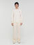 Sweatshirt oversized met leren patch