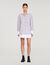 Overhemdblouse oversized gestreept