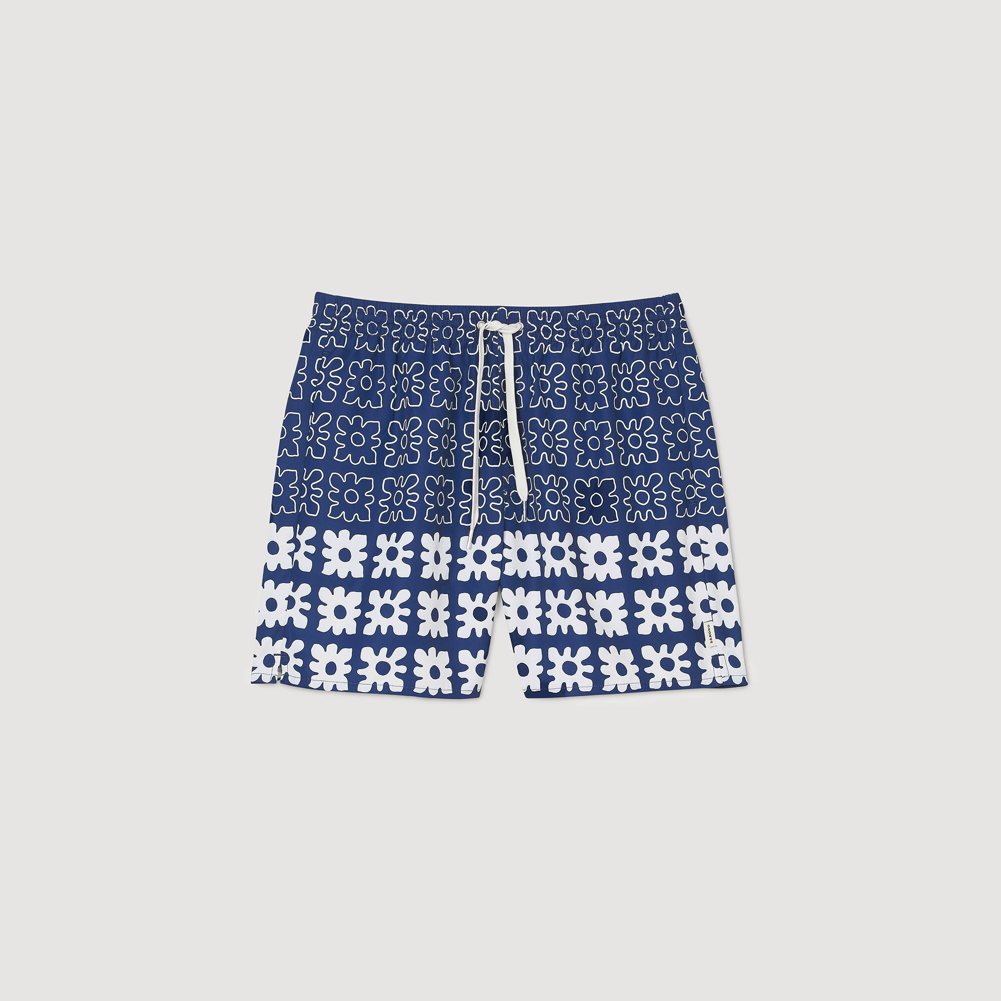 Zwemshort met bloemenprint