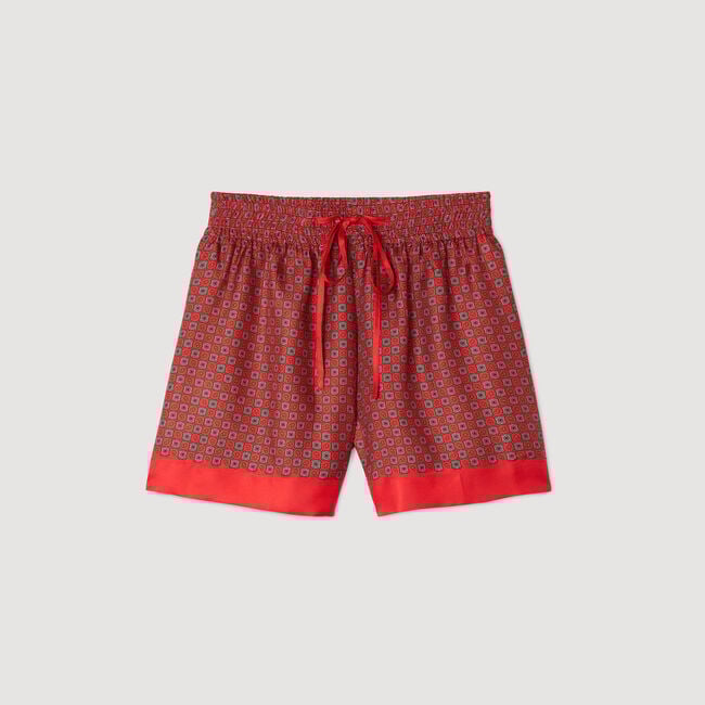 Short sjaalprint