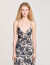 Lange jurk met bloemenprint