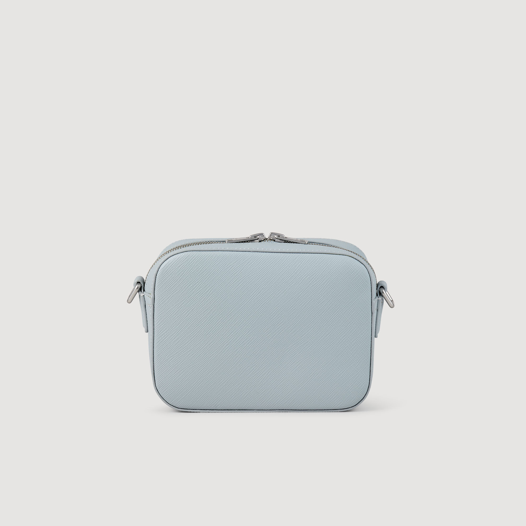 Kleine tas van gereconstrueerd leer