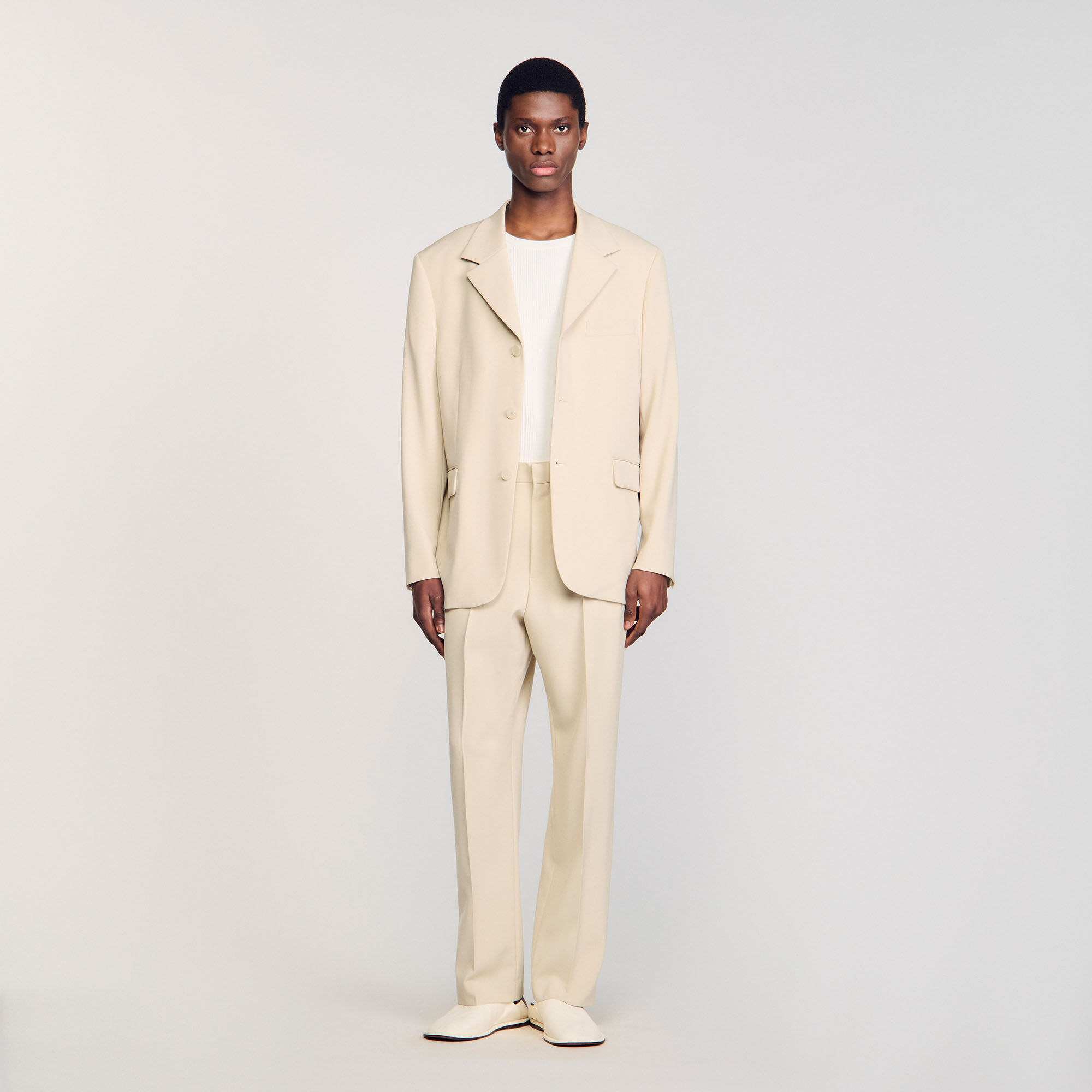 Colbert kostuum oversized wol