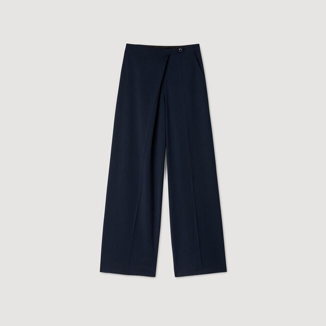 Asymmetrische rechte broek