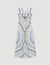 Lange jurk met Spirales-print