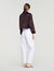 Overhemdblouse met parels en stras
