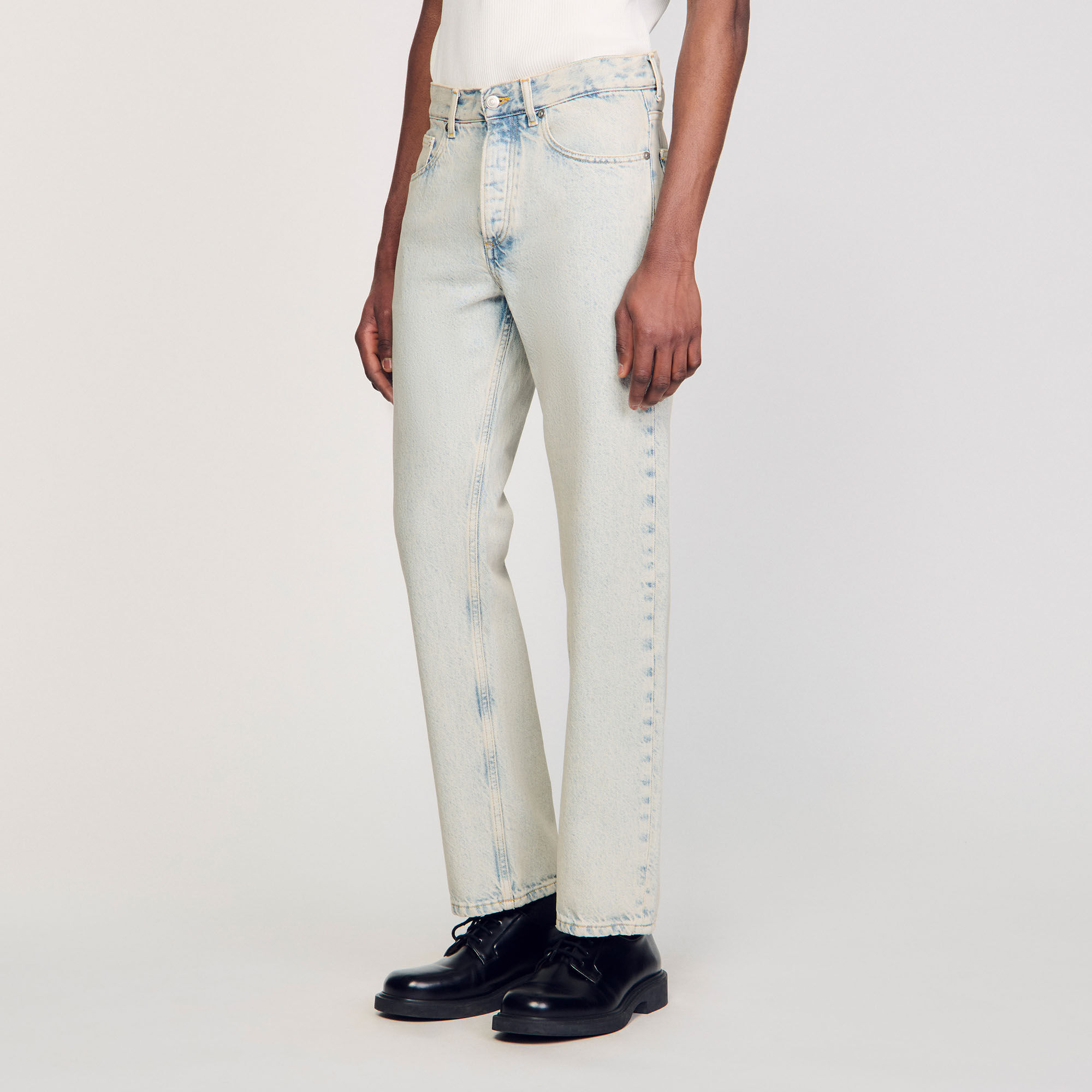 Jeans regular fit stone washed