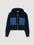 Sweatshirt gebreid en denim