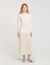 Cardigan vest kort met parels