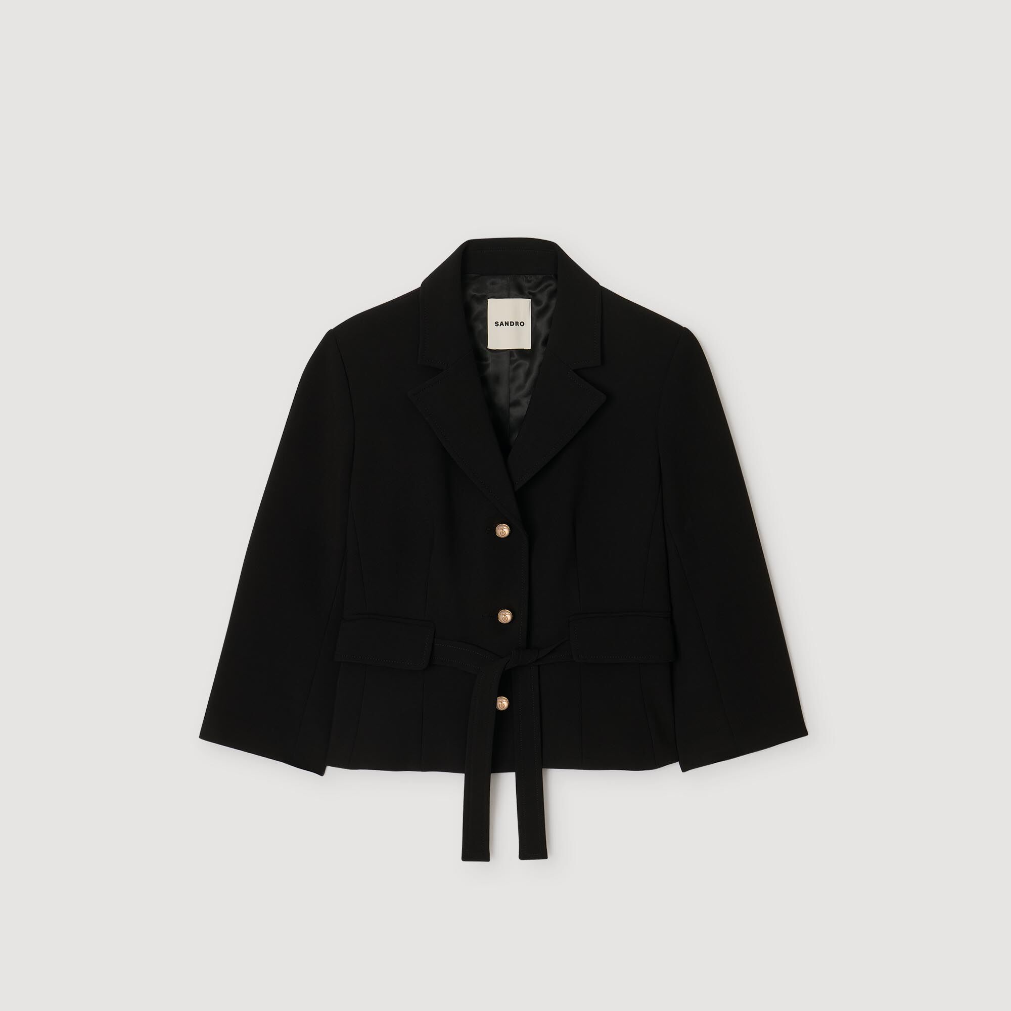 Korte getailleerde blazer