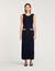 Lange jurk met gehaakte details