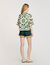 Overhemdblouse met bloemenprint