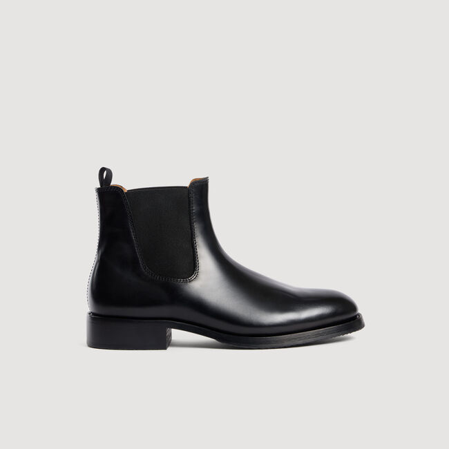 Chelsea boots van glad leer