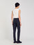 Rechte pantalon met elastiek