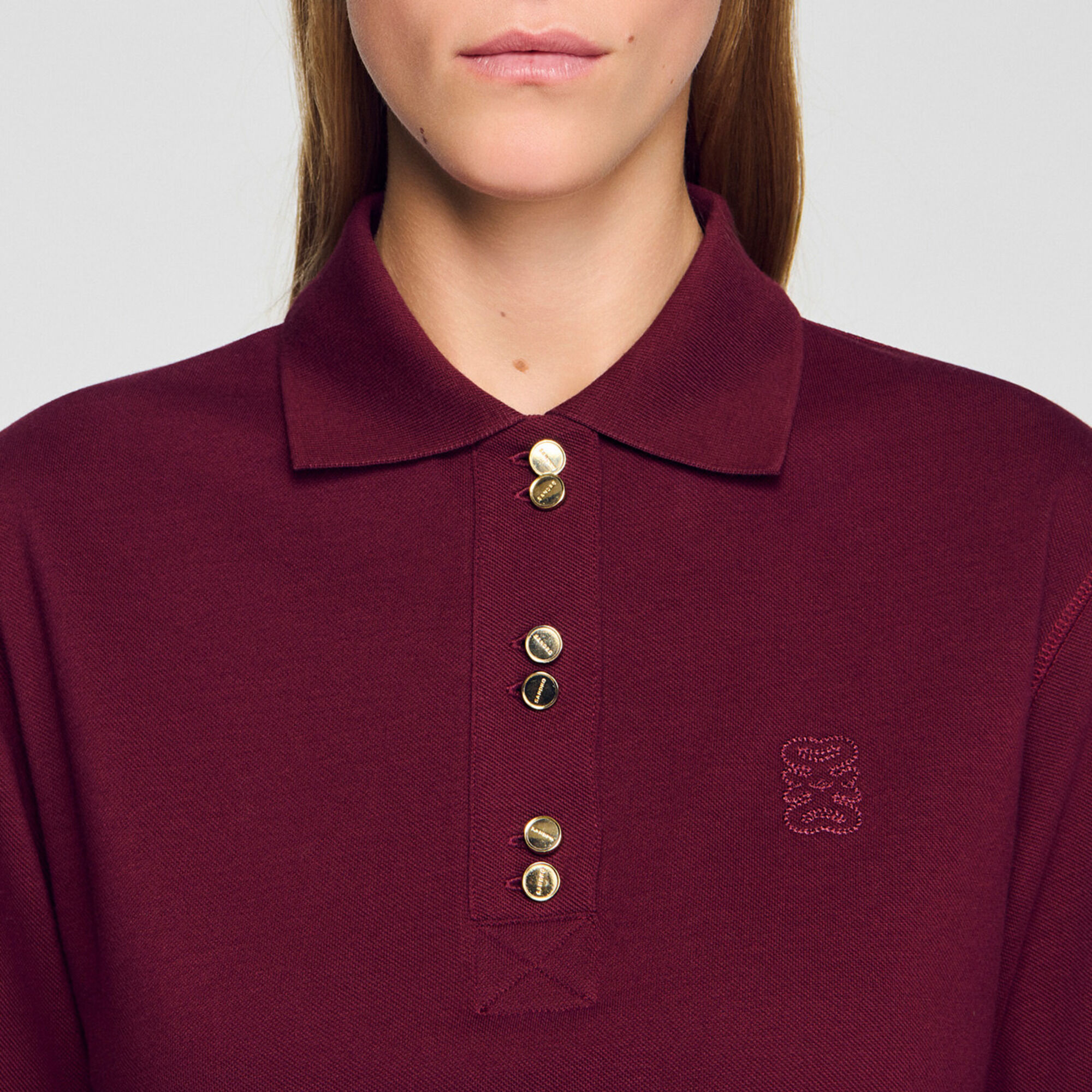 Polo met sierknopen - Vrouw | Sandro