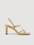 Sandalen van reliëfleer