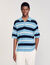 Polo tricot gestreept