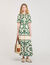 Lange jurk met bloemenprint