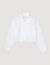 Korte overhemdblouse met strik